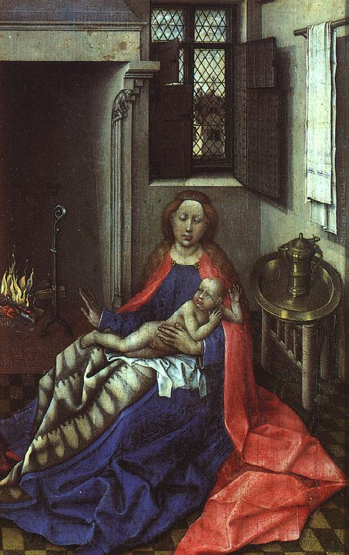 Robert Campin Madonna by the Fireside Germany oil painting art